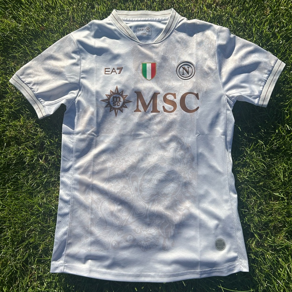 25/26 Napoli Away Player Version Jersey (Large)